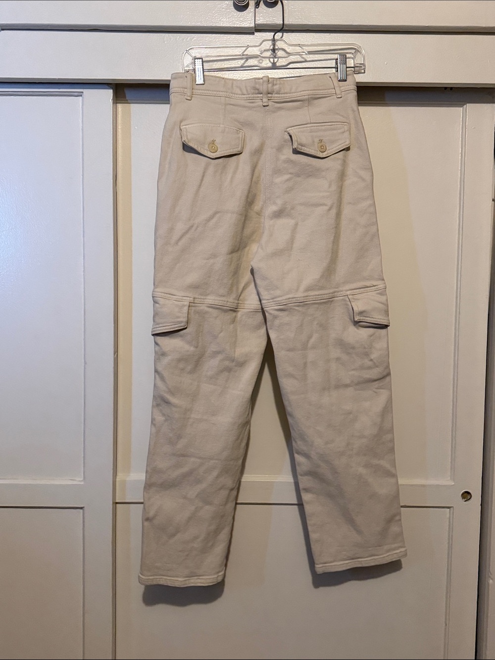 Wilfred Beige Straight-Leg Cargo Pants - Picture 6 of 10